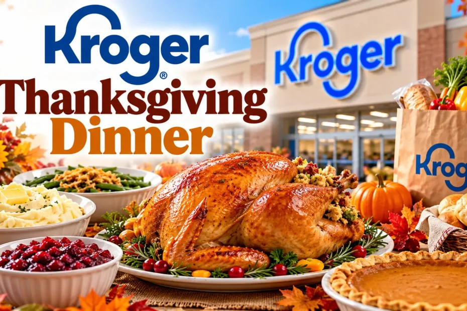 dinner and meal details of the kroger thanksgiving day