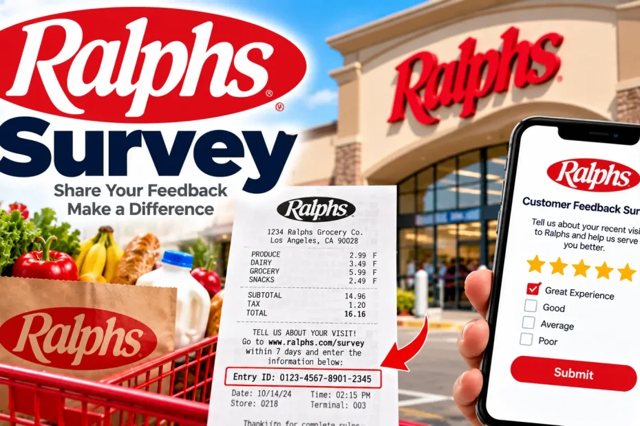 Ralphs customer satisfaction survey contest